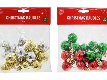 SET 16 PALLINE ALBERO XMAS - Willy Be Smart