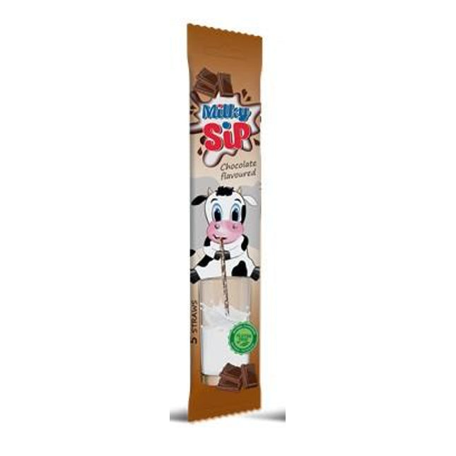 SET 5 CANNUCCE AROMATIZZATE CIOCCOLATA 30 GR. MILKY SIP - Willy Be Smart