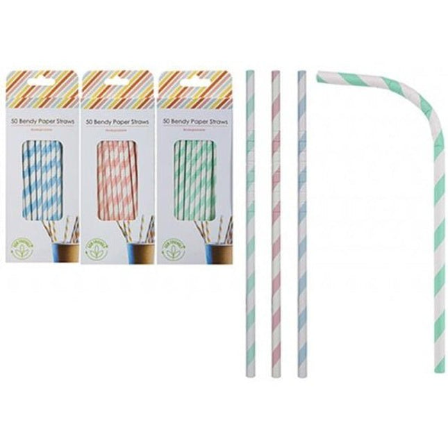 SET 50 CANNUCCE BIBITA IN CARTA - Willy Be Smart