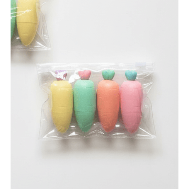 SET 6 EVIDENZIATORI CARROT - Willy Be Smart