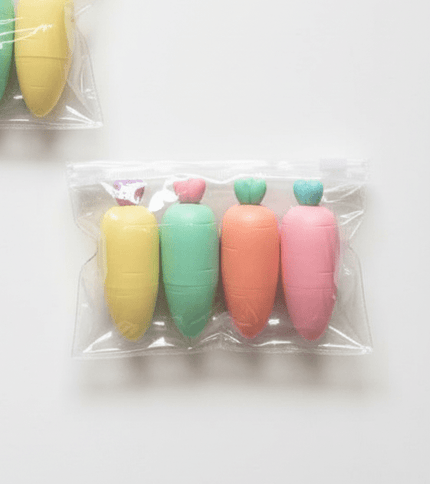 SET 6 EVIDENZIATORI CARROT - Willy Be Smart