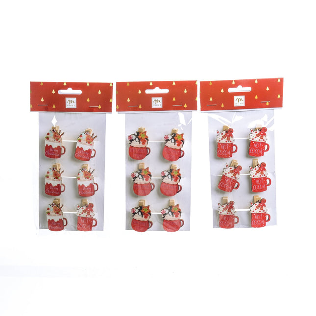 SET 6 MOLLETTE BOCCALE XMAS - Willy Be Smart