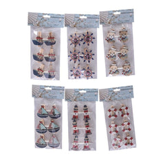 SET 6 MOLLETTE IN LEGNO DESIGN IN CONFEZIONE