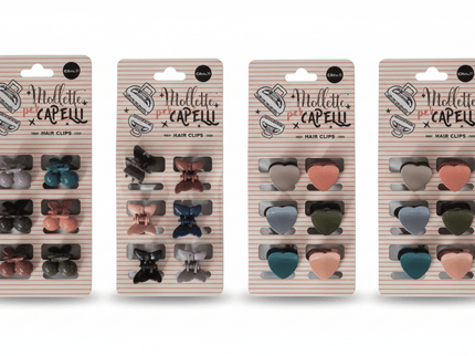 SET 6 PINZE PER CAPELLI - Willy Be Smart