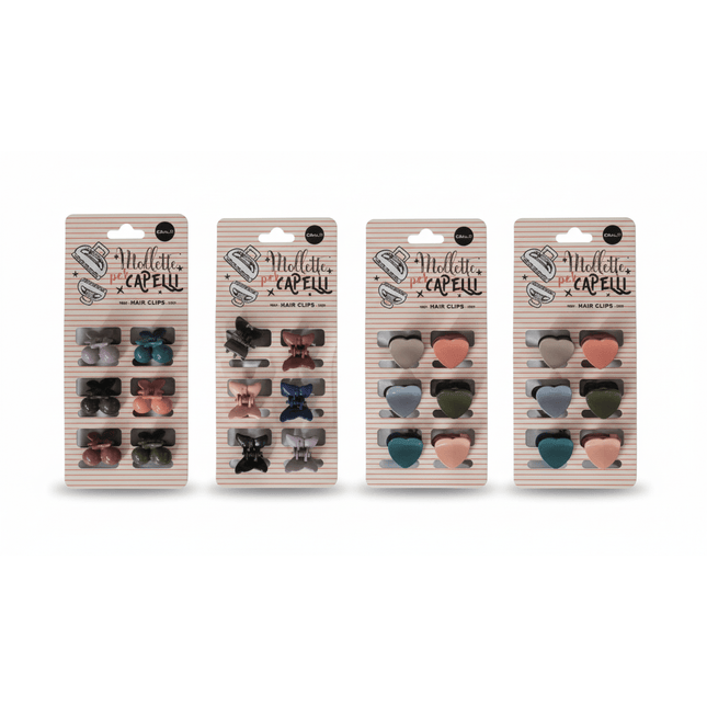 SET 6 PINZE PER CAPELLI - Willy Be Smart