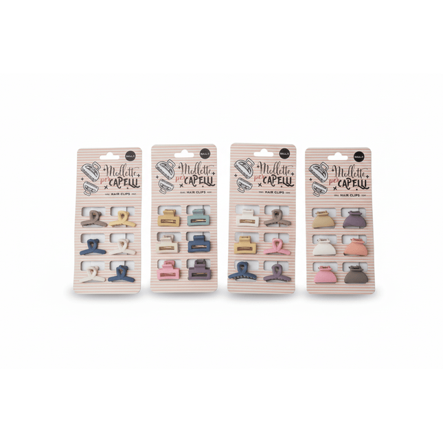 SET 6 PINZE PER CAPELLI - Willy Be Smart