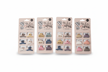 SET 6 PINZE PER CAPELLI - Willy Be Smart