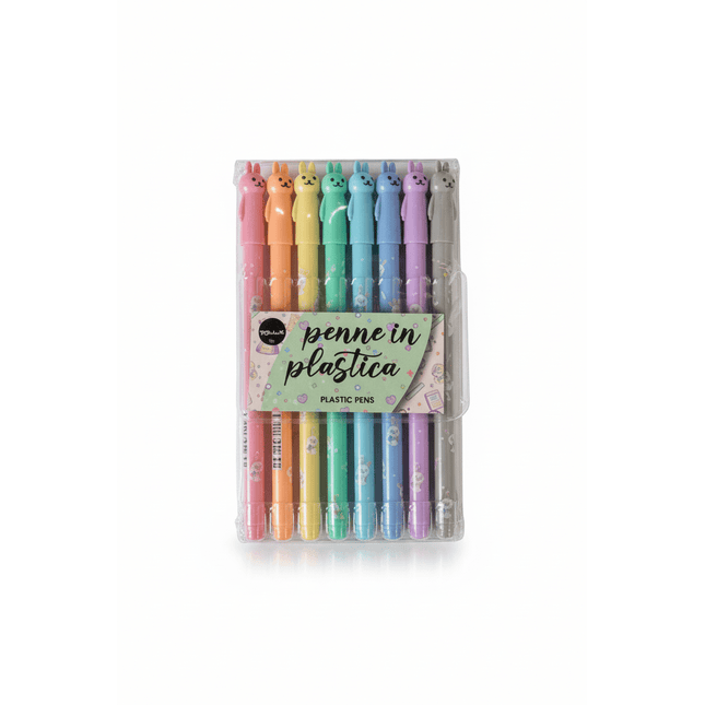 SET 8 PENNE COLORATE - Willy Be Smart