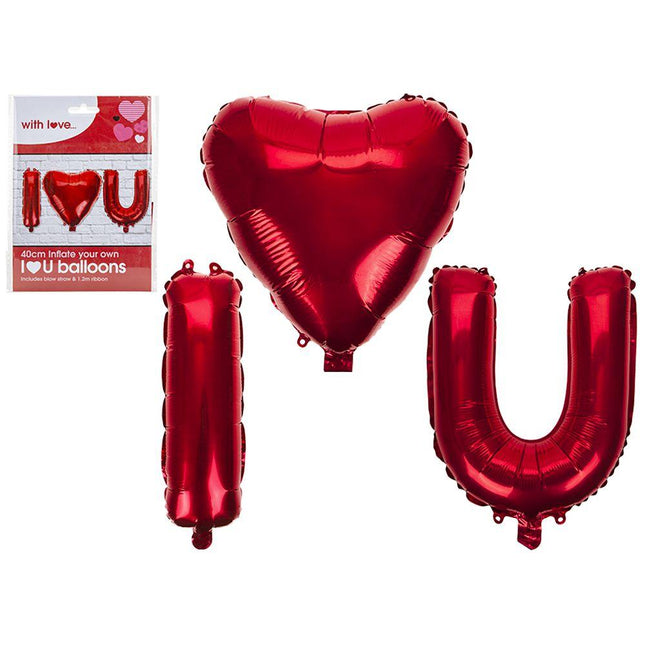 SET PALLONCINI I LOVE YOU - Willy Be Smart