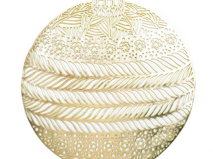 SOTTOPIATTO PALLA GOLD XMAS - Willy Be Smart