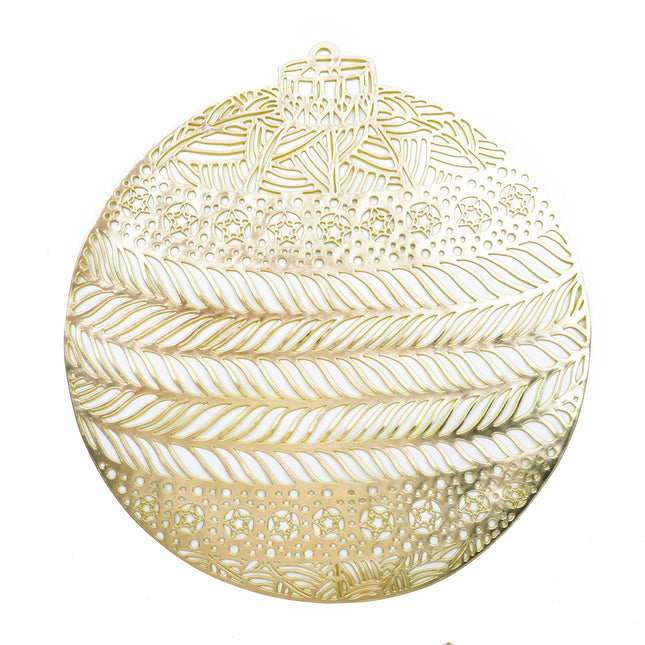 SOTTOPIATTO PALLA GOLD XMAS - Willy Be Smart