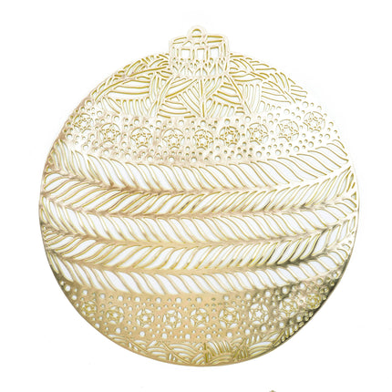 SOTTOPIATTO PALLA GOLD XMAS - Willy Be Smart