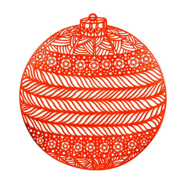 SOTTOPIATTO PALLA RED XMAS - Willy Be Smart