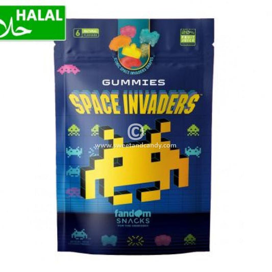 SPACE INVADERS CARAMELLE GOMMOSE AI SUCCHI DI FRUTTA 125G - Willy Be Smart