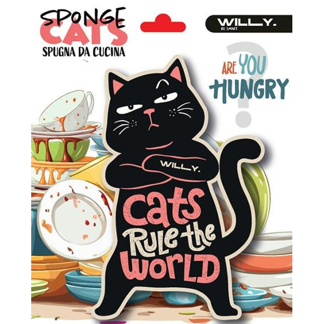 SPUGNA DA CUCINA GATTO - Willy Be Smart