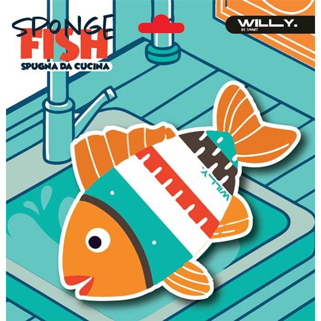 SPUGNA DA CUCINA PESCE - Willy Be Smart