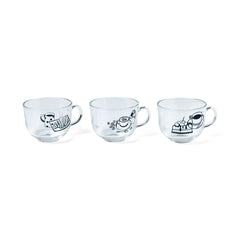 TAZZA DECORATA VETRO 400 ml.