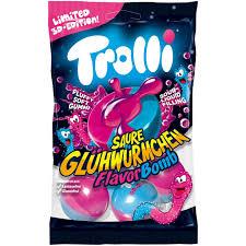 TROLLI SOUR GLOW WORMS 3D 75 GR. - Willy Be Smart