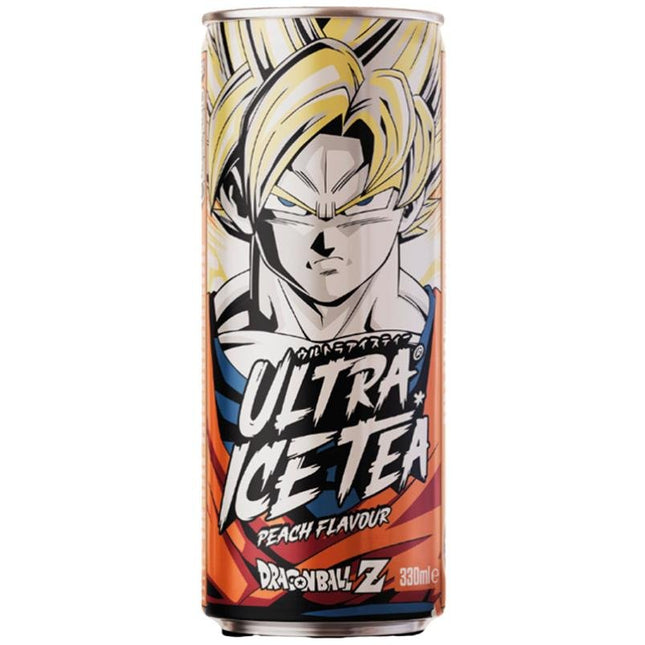 ULTRA ICE TEA DRAGON BALL Z GOKU 330 ML TÈ ALLA PESCA - Willy Be Smart