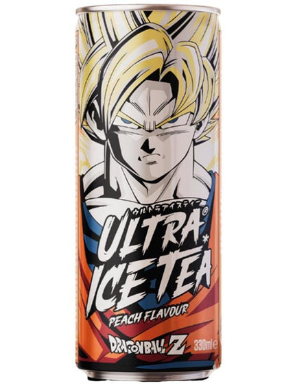 ULTRA ICE TEA DRAGON BALL Z GOKU 330 ML TÈ ALLA PESCA - Willy Be Smart