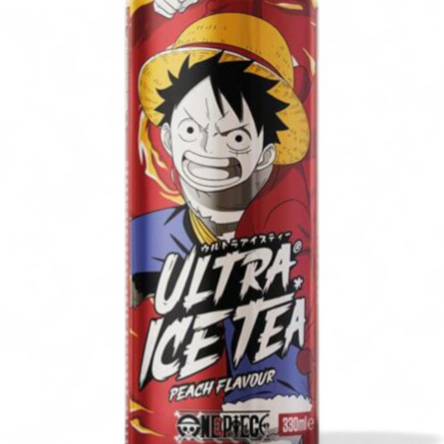 ULTRA ICE TEA ONE PIECE LUFFY 330 ML TÈ ALLA PESCA - Willy Be Smart