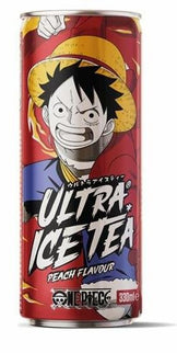 ULTRA ICE TEA ONE PIECE LUFFY 330 ML TÈ ALLA PESCA - Willy Be Smart