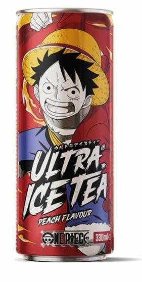 ULTRA ICE TEA ONE PIECE LUFFY 330 ML TÈ ALLA PESCA - Willy Be Smart