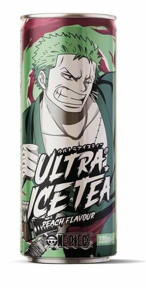 ULTRA ICE TEA ONE PIECE ZORO 330 ML TÈ ALLA PESCA - Willy Be Smart