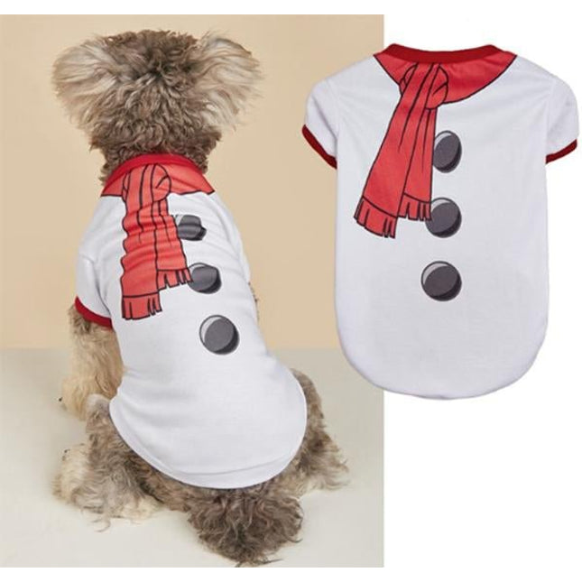 VESTITO PER ANIMALI SNOWMAN - Willy Be Smart
