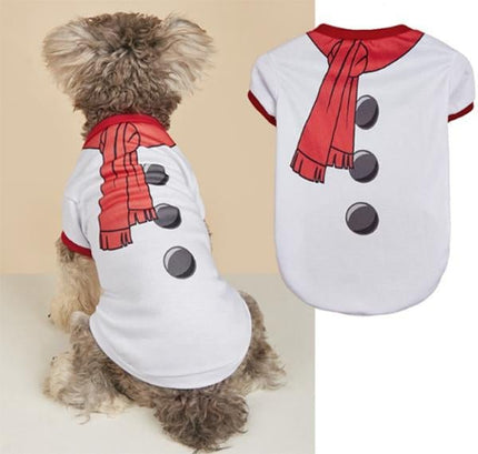VESTITO PER ANIMALI SNOWMAN - Willy Be Smart