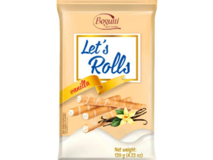 WAFER ROLLS VANIGLIA 120GR - Willy Be Smart