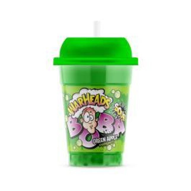 WARHEADS BOBA SOUR GREEN APPLE 400 ML. - Willy Be Smart