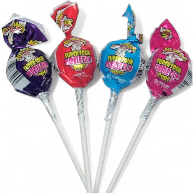 WARHEADS SUPER SOUR BUBBLE GUM POP 21 GR. - Willy Be Smart