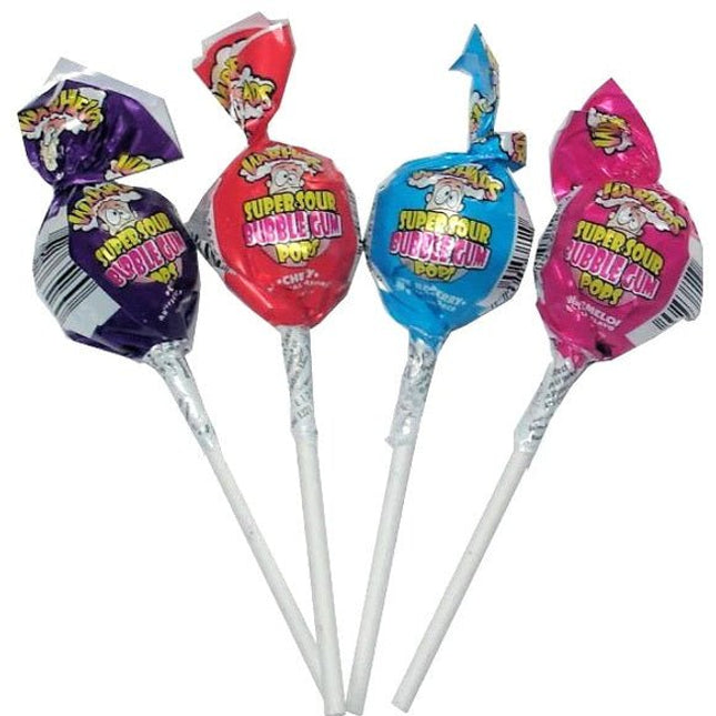 WARHEADS SUPER SOUR BUBBLE GUM POP 21 GR. - Willy Be Smart