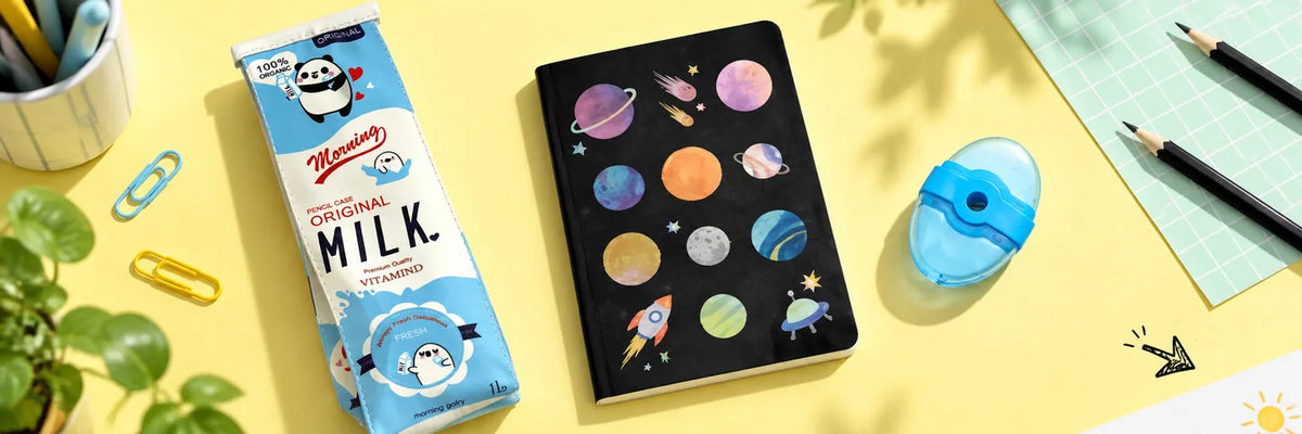 Cartoleria: prodotti in ambientazione