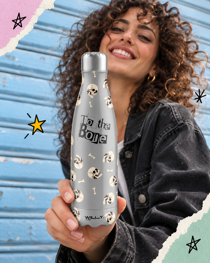 Skull bottle