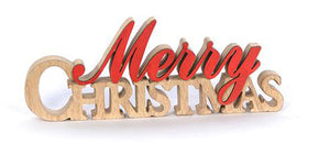 DECORAZIONE LEGNO MERRY CHRISTMAS